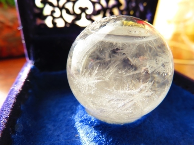 天気管(唐草宝石箱 藍)