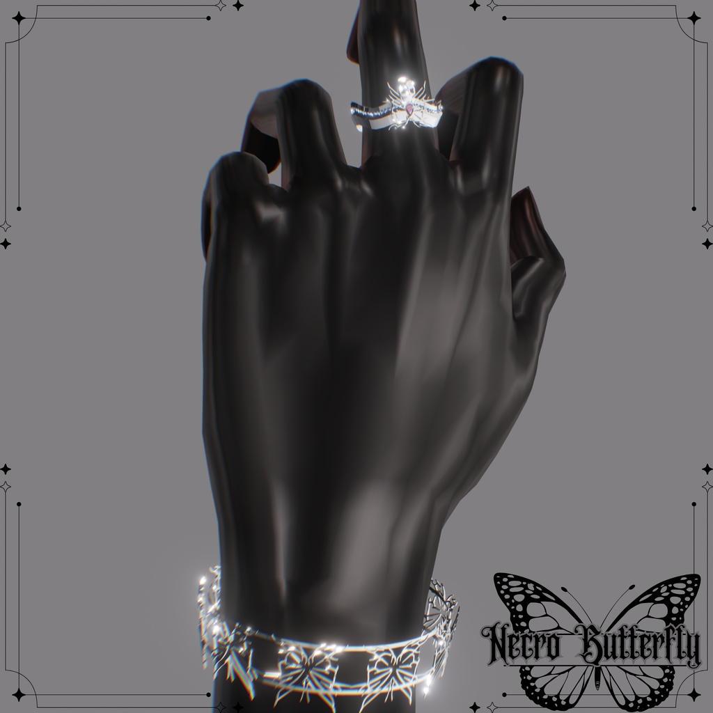Necro Butterfly【10アバター対応セット】【MA対応】