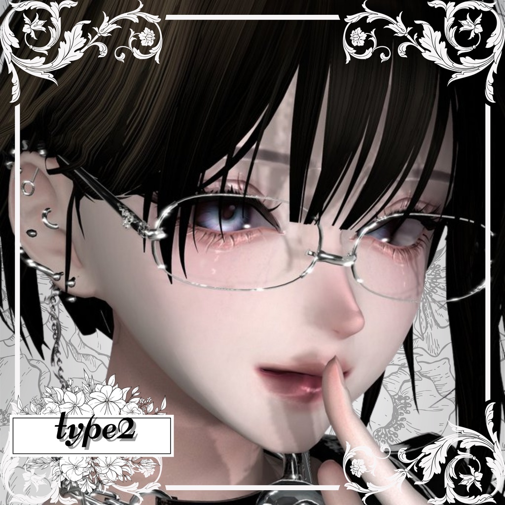 Lueur Glasses 【14アバターセット】【MA対応】