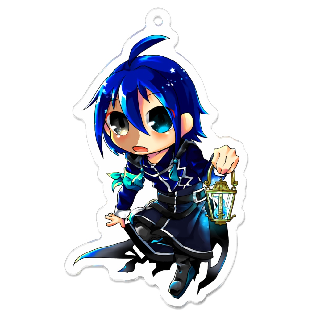 濡羽 青磁【アクリルキーホルダー】