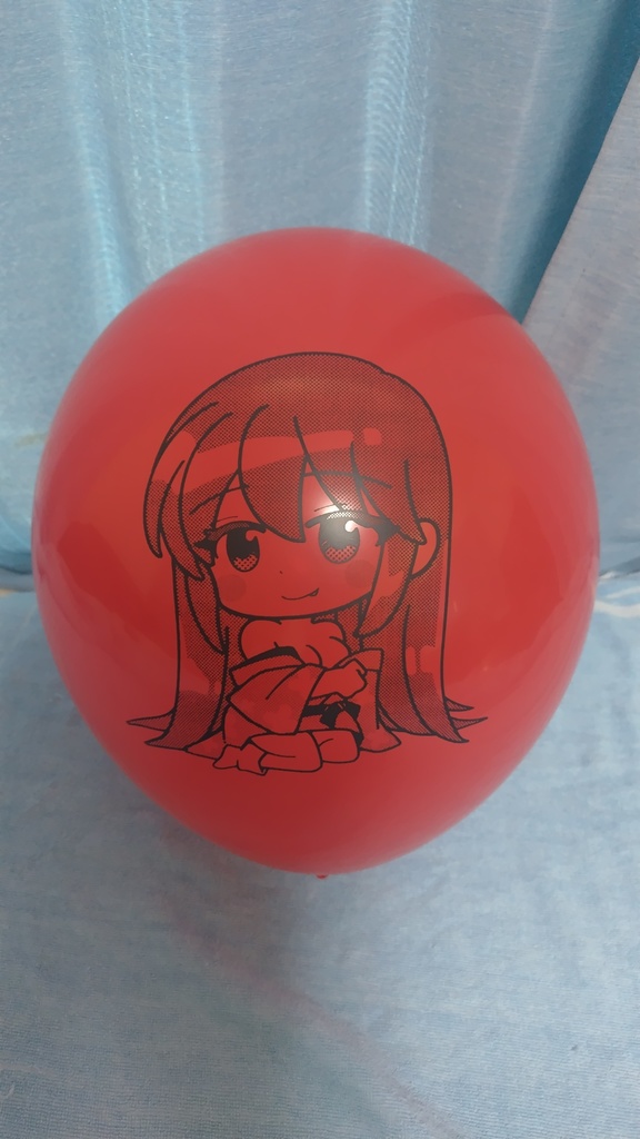 【期間限定値下げ中】SDイラスト風船【黒白セット、9/7追加】