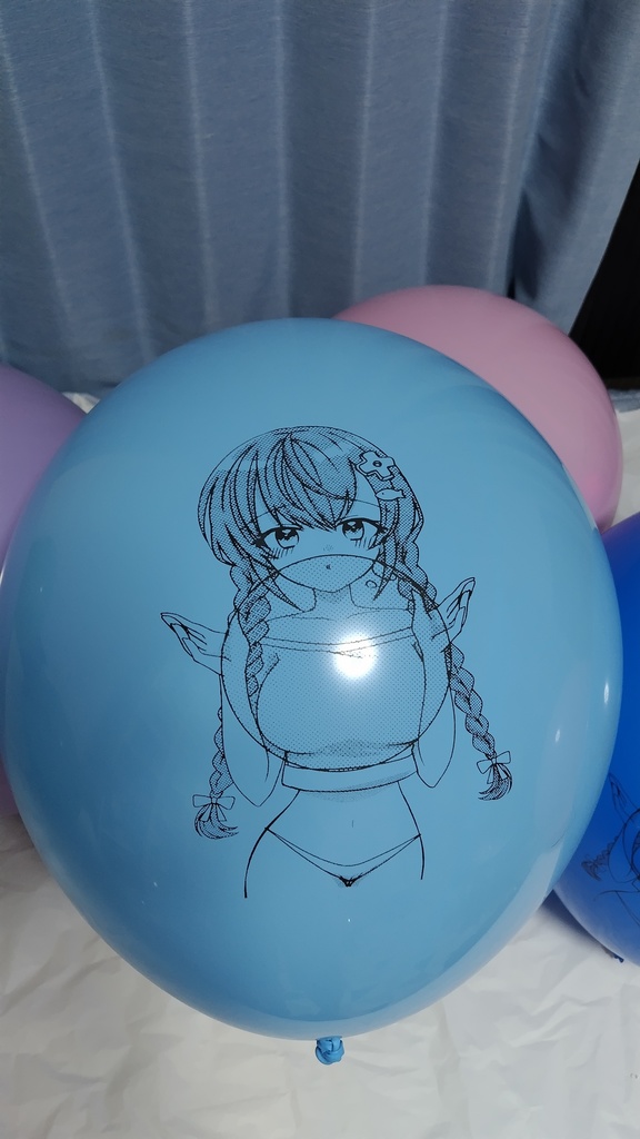 【期間限定値下げ中】みつあみ女の子のふうせん