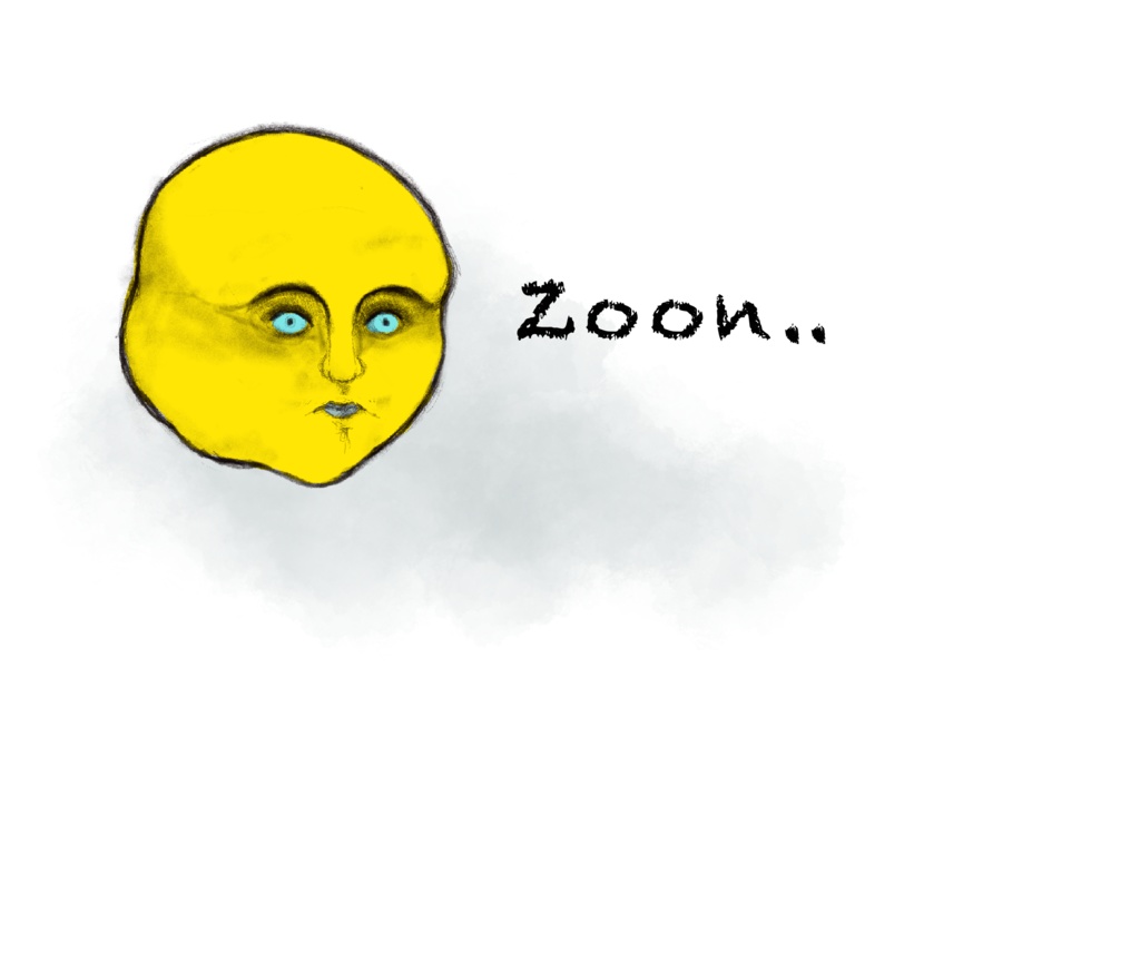 おつき様パーカー