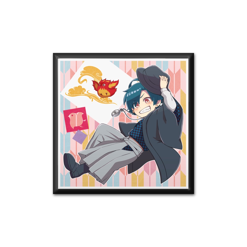 オリキャラ缶バッジ(四角)