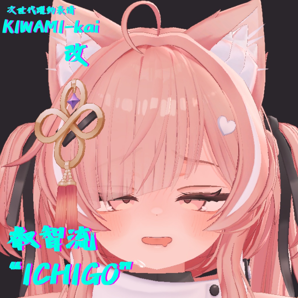 69種全アニメーション可動!イチゴちゃん専用次世代躍動表情パック/ICHIGO FaceAnimation『極 叡智流 "改“ ICHIGO』69種セット!(攻め24種類+受け45種類) +従来版表情69種類セット!