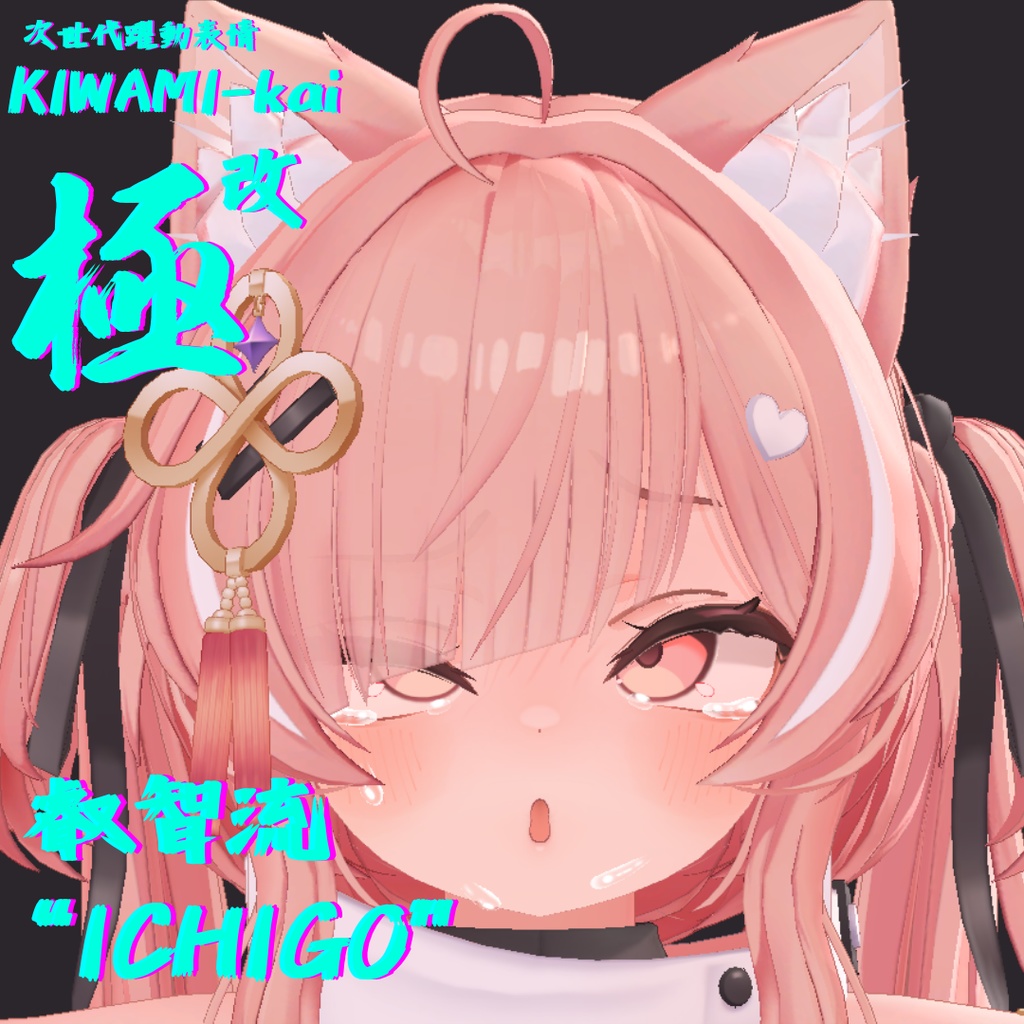 69種全アニメーション可動!イチゴちゃん専用次世代躍動表情パック/ICHIGO FaceAnimation『極 叡智流 "改“ ICHIGO』69種セット!(攻め24種類+受け45種類) +従来版表情69種類セット!