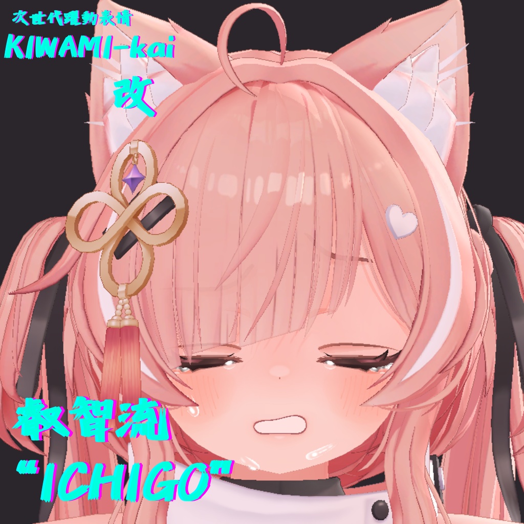 69種全アニメーション可動!イチゴちゃん専用次世代躍動表情パック/ICHIGO FaceAnimation『極 叡智流 "改“ ICHIGO』69種セット!(攻め24種類+受け45種類) +従来版表情69種類セット!