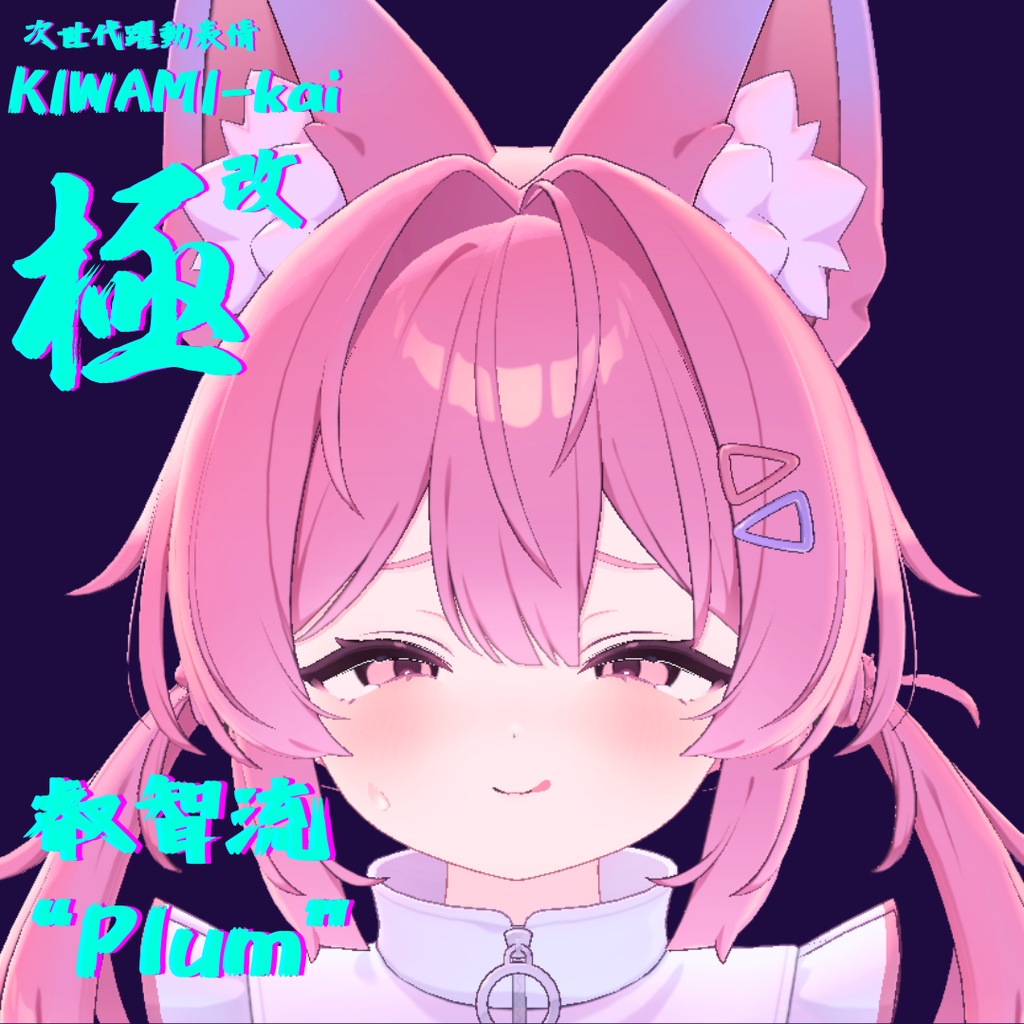 128種全アニメーションが動く!プラムちゃん専用次世代躍動表情パック Plum FaceAnimation『極 叡智流 "改" Plum』128種セット!(攻め60種類+受け68種類)+α