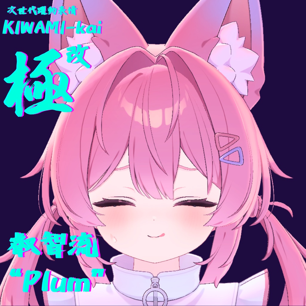 128種全アニメーションが動く!プラムちゃん専用次世代躍動表情パック Plum FaceAnimation『極 叡智流 "改" Plum』128種セット!(攻め60種類+受け68種類)+α