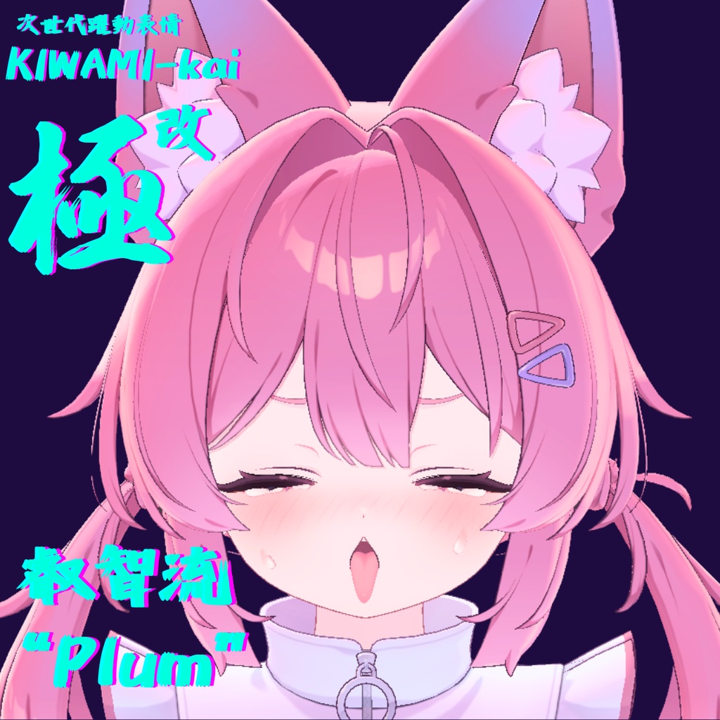 128種全アニメーションが動く!プラムちゃん専用次世代躍動表情パック Plum FaceAnimation『極 叡智流 "改" Plum』128種セット!(攻め60種類+受け68種類)+α