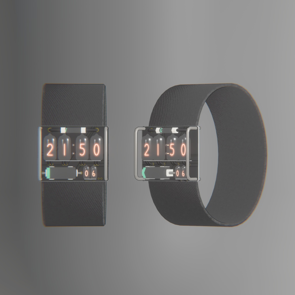 【NIXIE WATCH】ニキシー管腕時計【OSC不要】