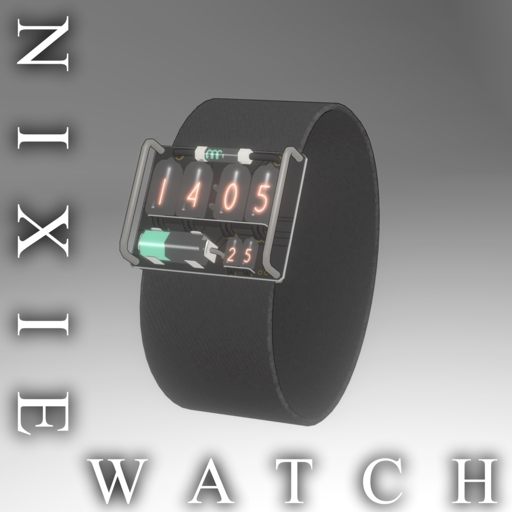 【NIXIE WATCH】ニキシー管腕時計【OSC不要】