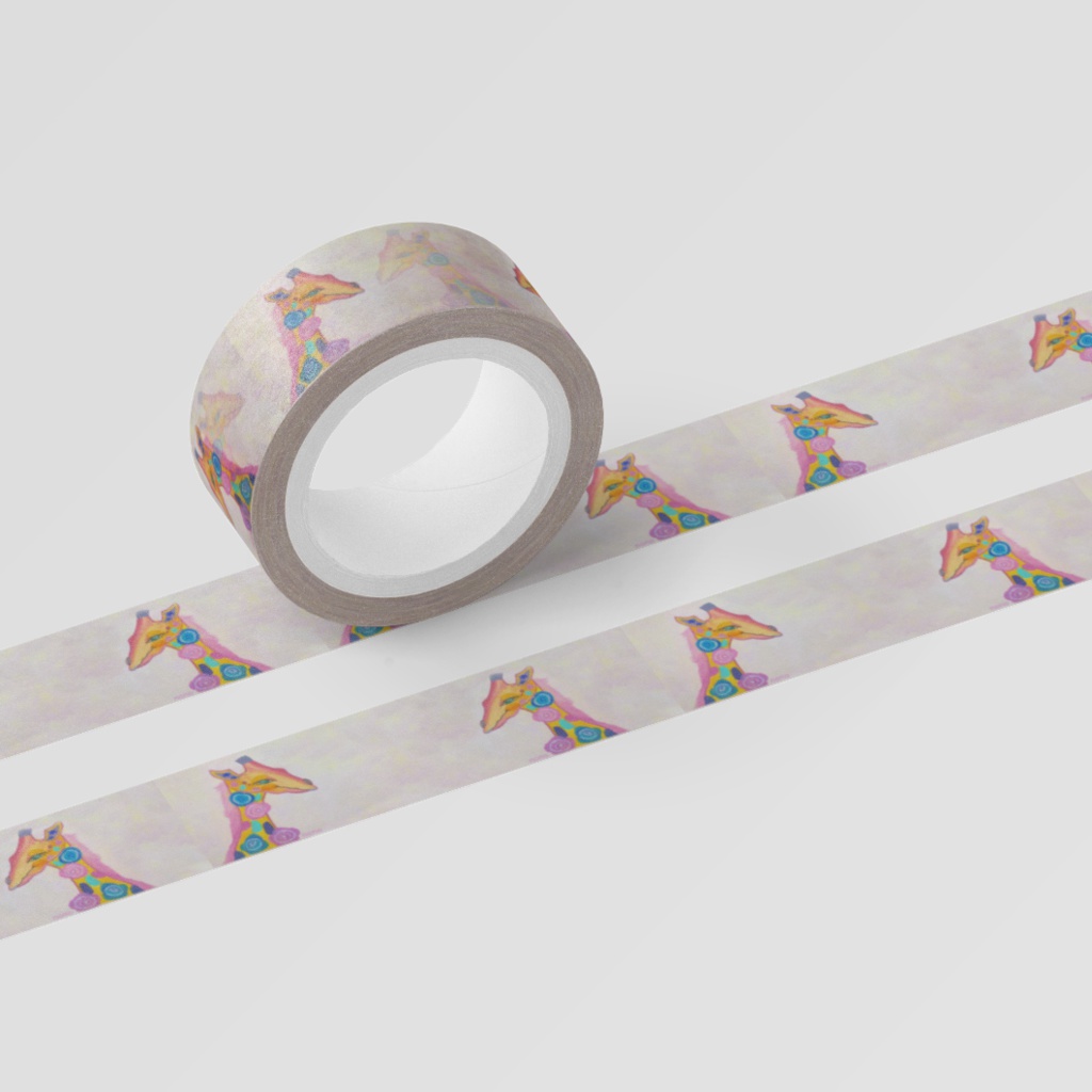 花ときりんマスキングテープ