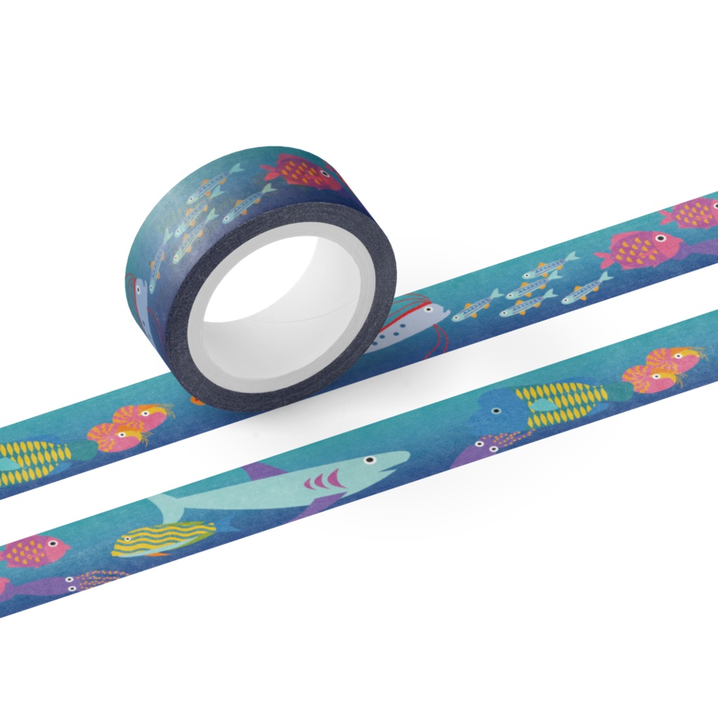 うみのなかまのマスキングテープ