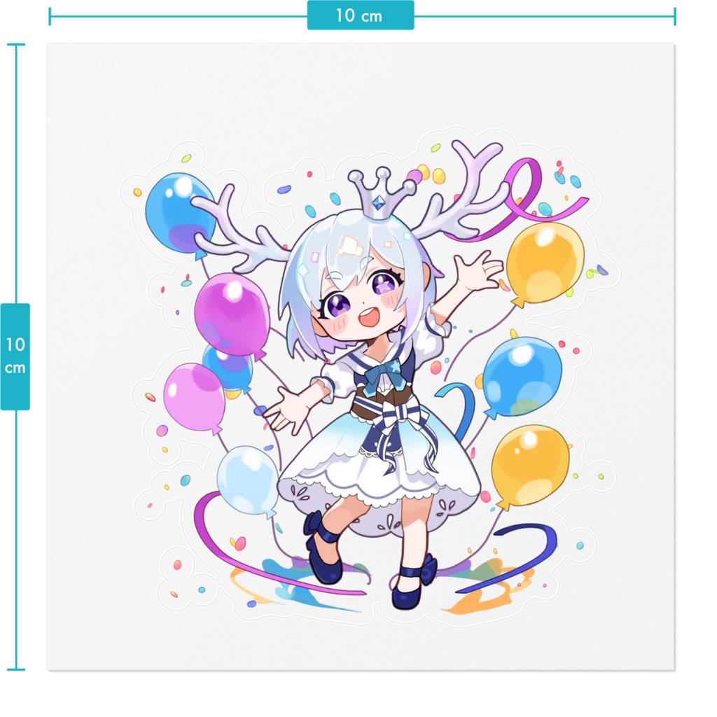 400人記念!まうまう描き下ろしステッカー