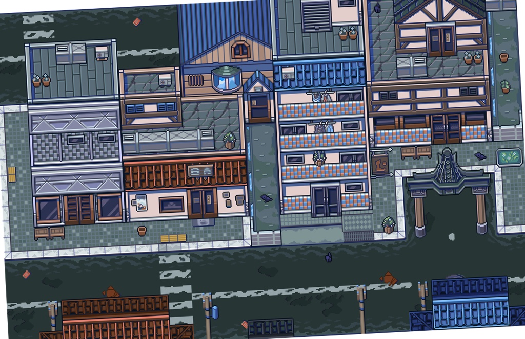 ザ・日本コレクション: 日本の都市(ゲーム素材)