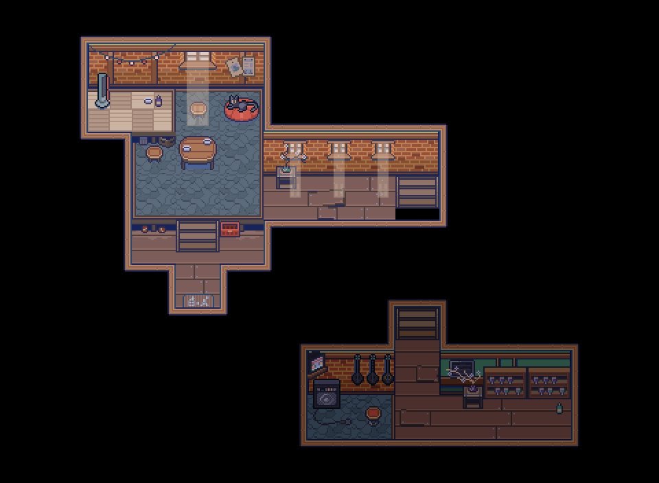 ザ・日本コレクション: バー内部(ゲーム素材)