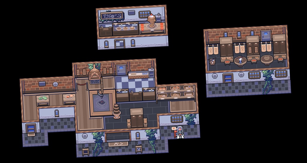 ザ・日本コレクション: ベーカリー内部(ゲーム素材)