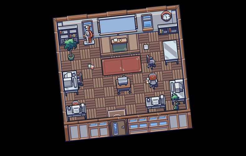 ザ・日本コレクション: 学校の内部(ゲーム素材)