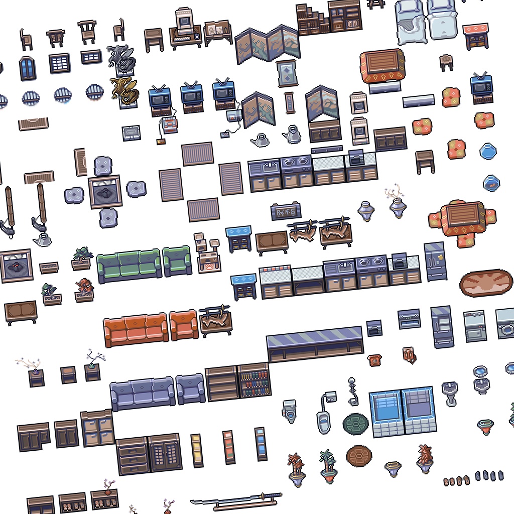 ザ・日本コレクション: 室内装飾品(ゲーム素材)