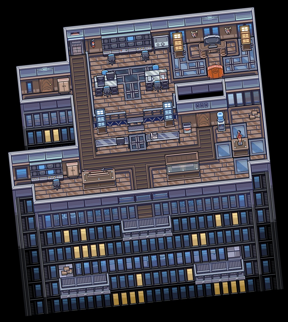 ザ・日本コレクション: オフィスの内部(ゲーム素材)