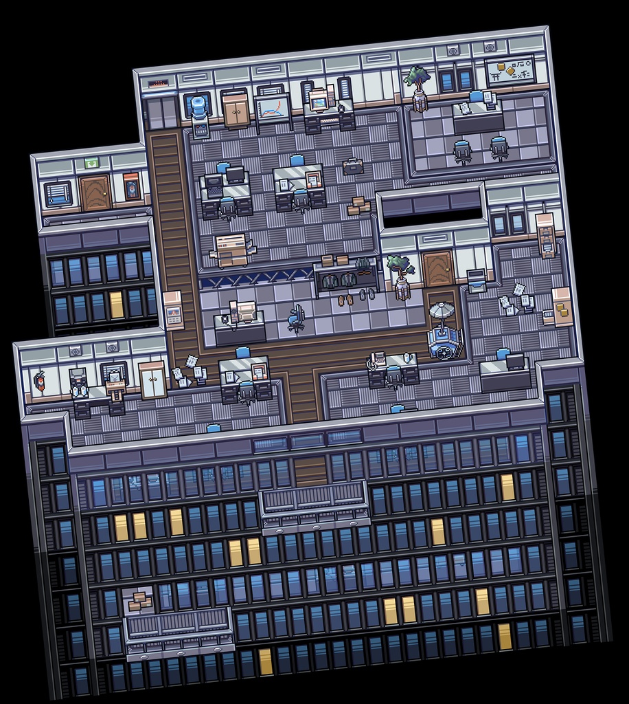 ザ・日本コレクション: オフィスの内部(ゲーム素材)