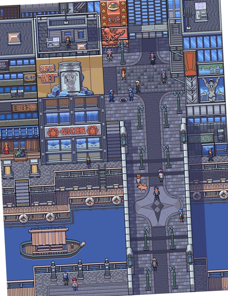 ザ・日本コレクション: 道頓堀(ゲーム素材)