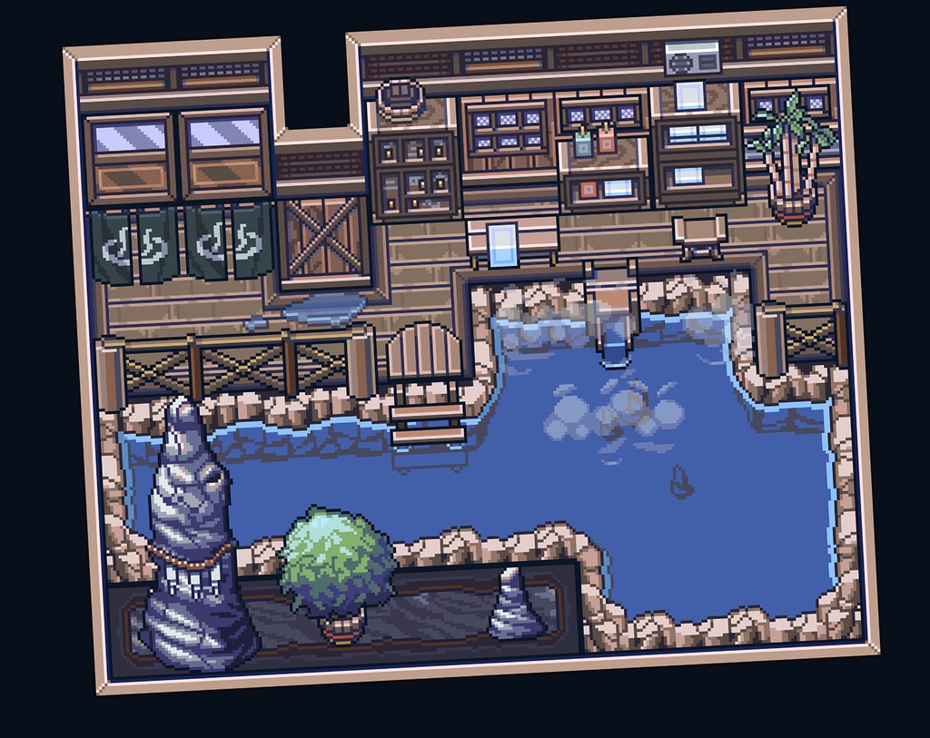 ザ・日本コレクション: 温泉(ゲーム素材)