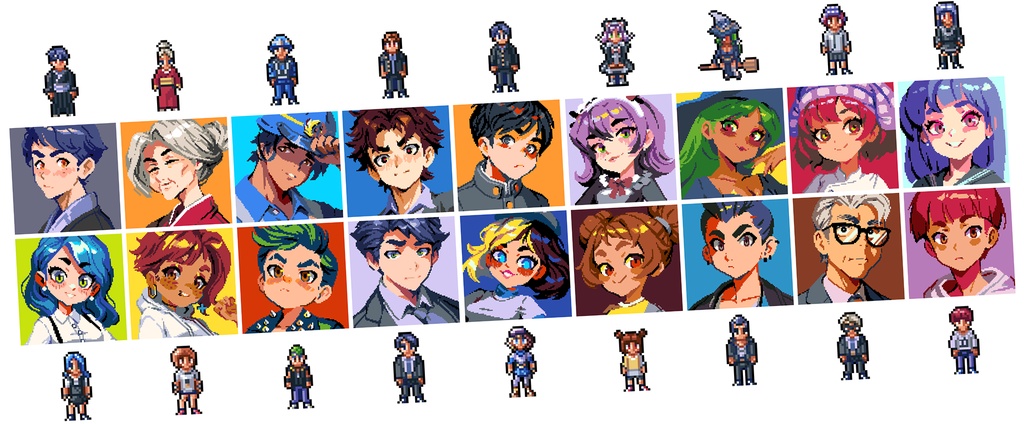 ザ・日本コレクション: ポートレート(ゲーム素材)