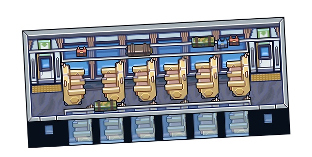ザ・日本コレクション: 電車の中(ゲーム素材)
