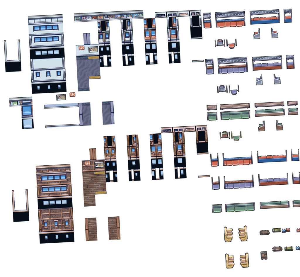ザ・日本コレクション: 電車の中(ゲーム素材)