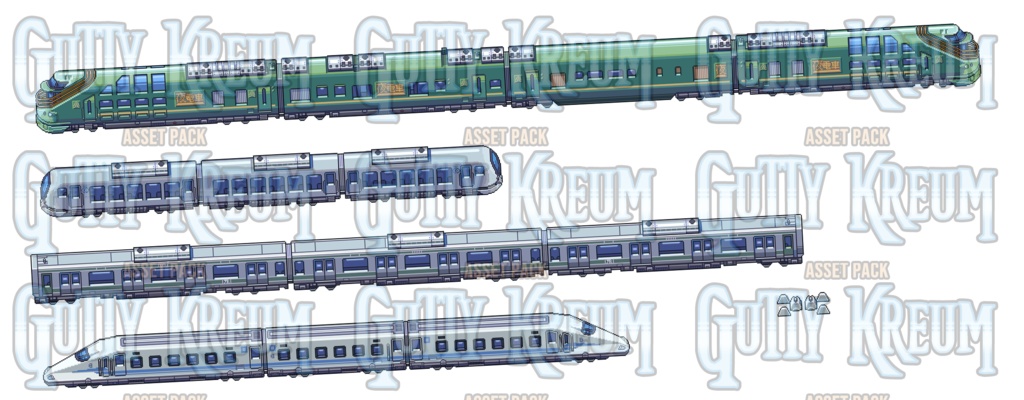 ザ・日本コレクション: 電車(ゲーム素材)