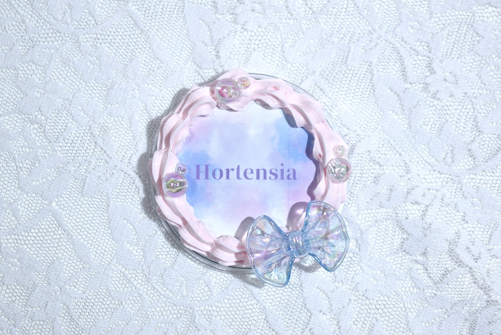 缶バッチカバー 約57mm対応カバー ピンク