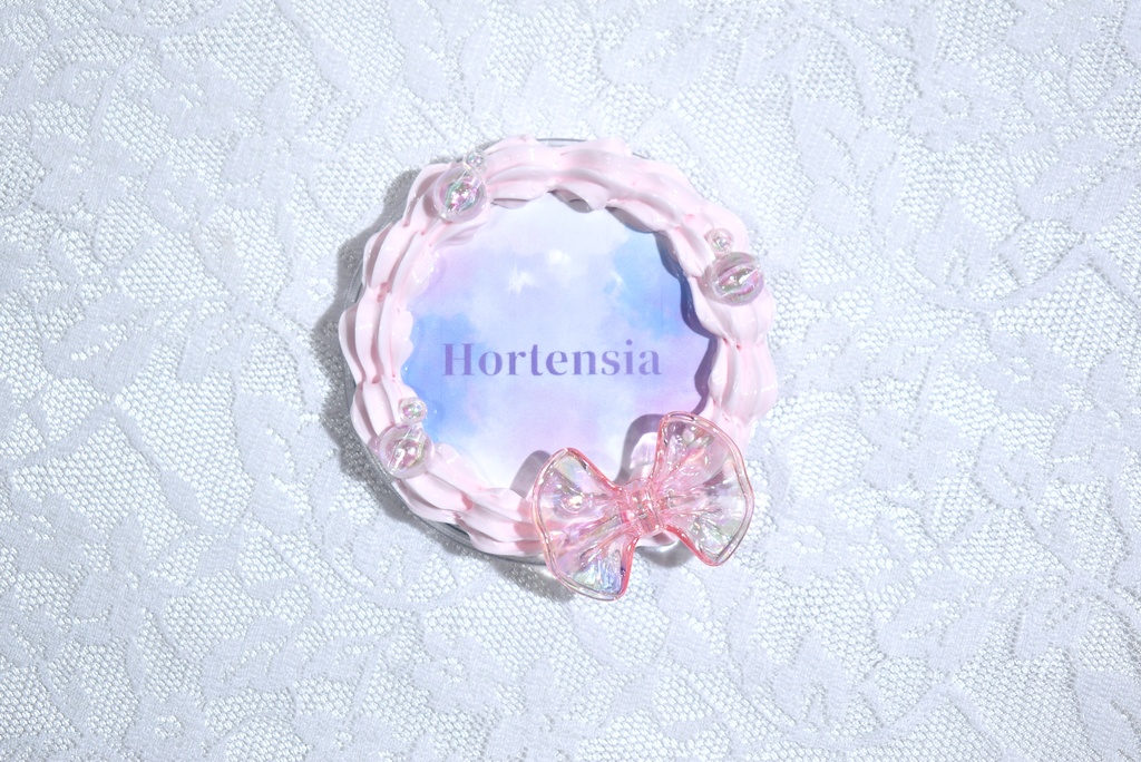 缶バッチカバー 約57mm対応カバー ピンク