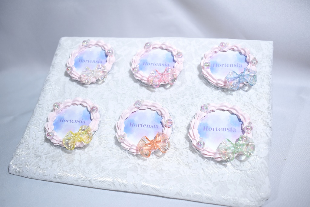 缶バッチカバー 約57mm対応カバー ピンク