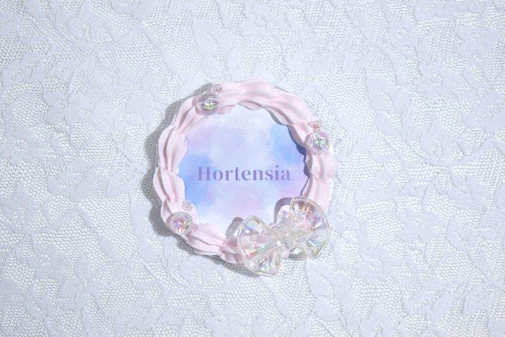 缶バッチカバー 約57mm対応カバー ピンク