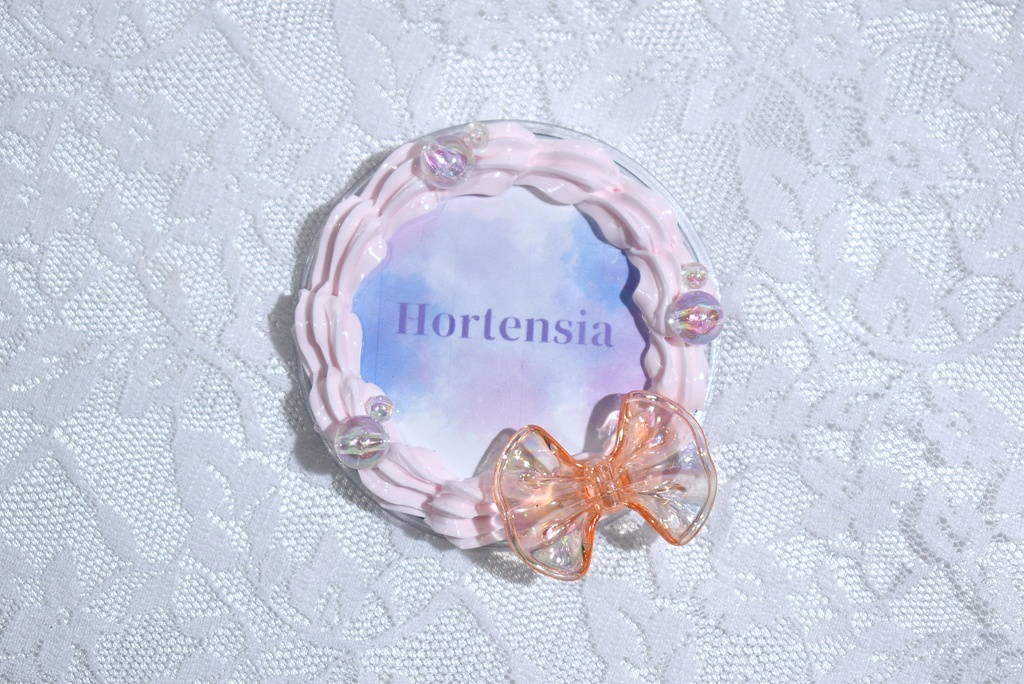 缶バッチカバー 約57mm対応カバー ピンク