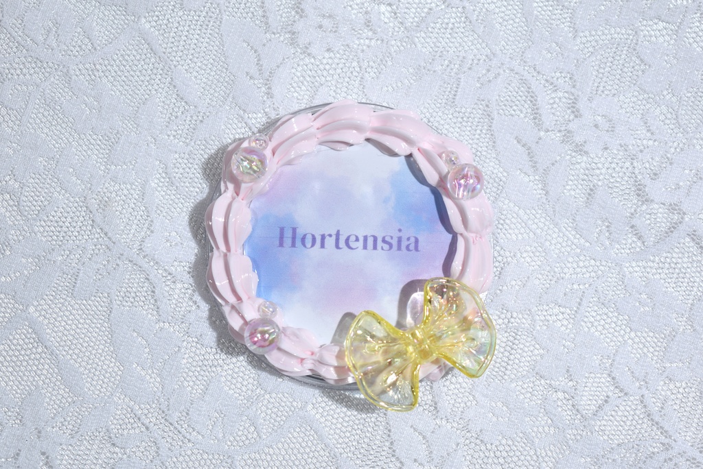 缶バッチカバー 約57mm対応カバー ピンク