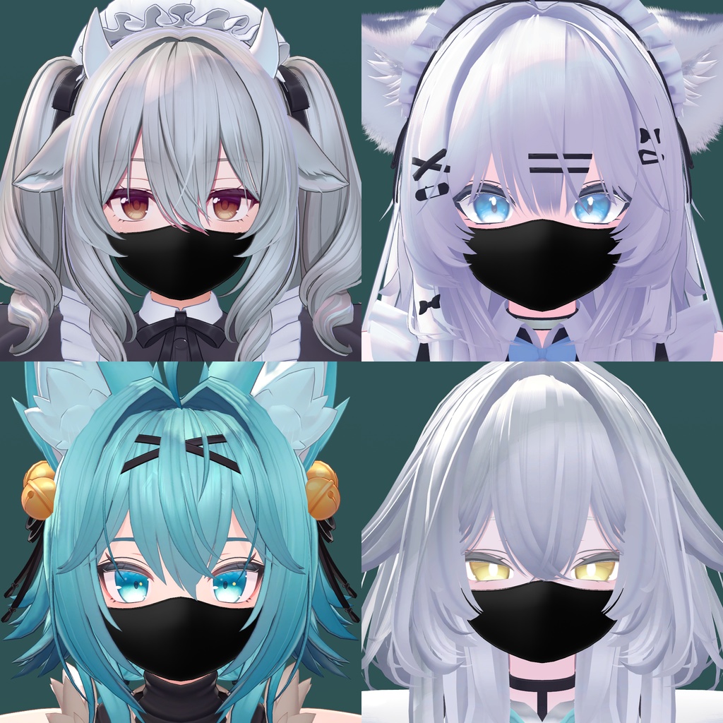 【FREE | 20 AVATARS】Simple Facemask