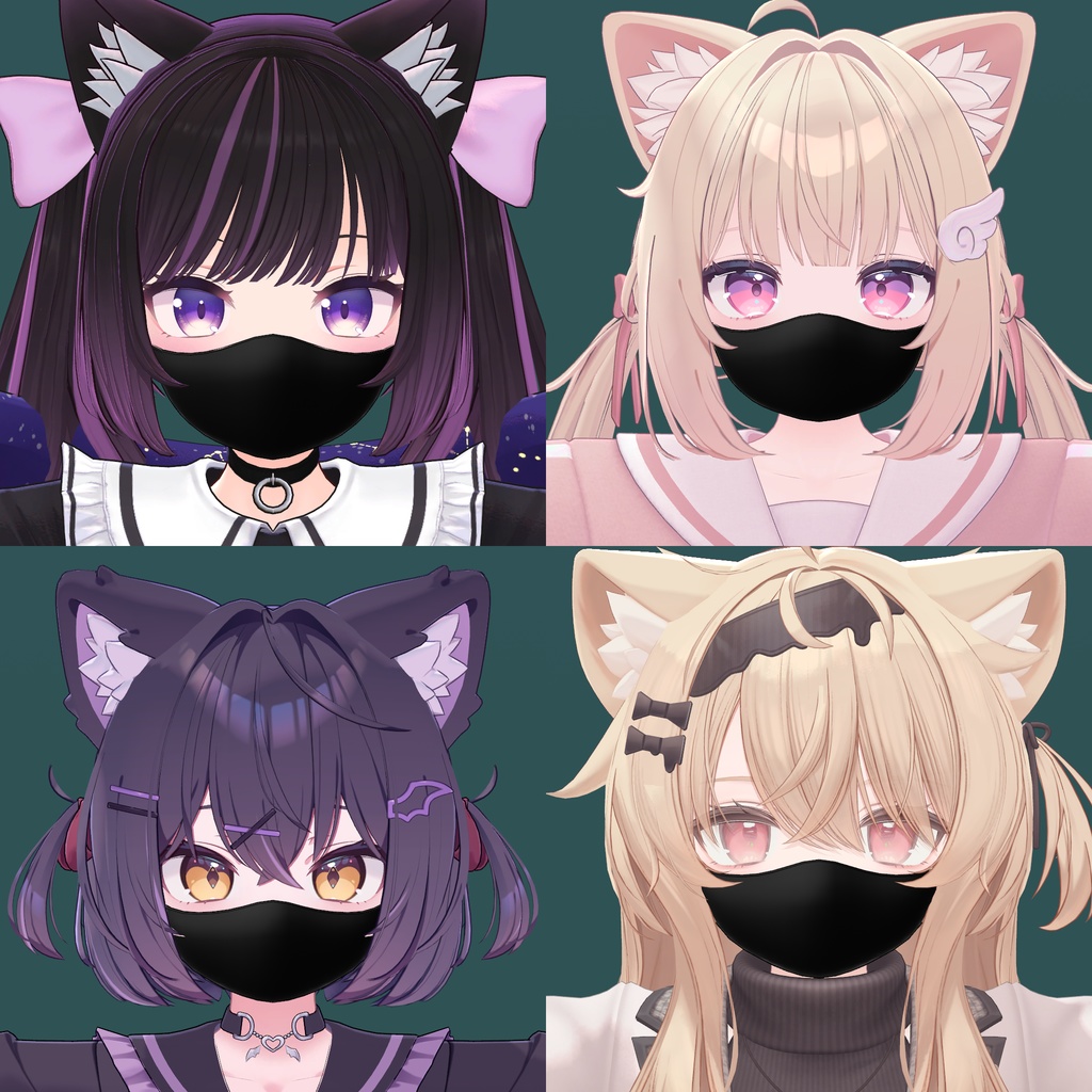 【FREE | 20 AVATARS】Simple Facemask