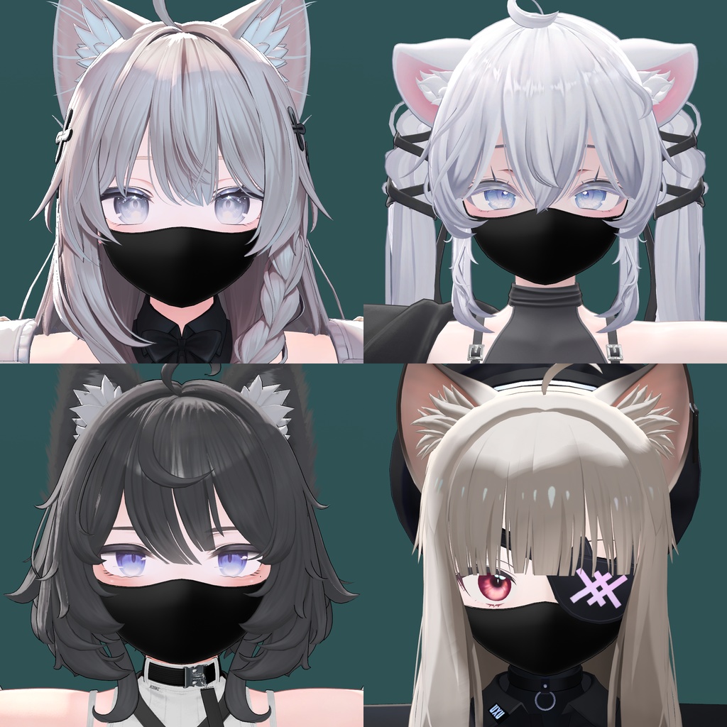 【FREE | 20 AVATARS】Simple Facemask