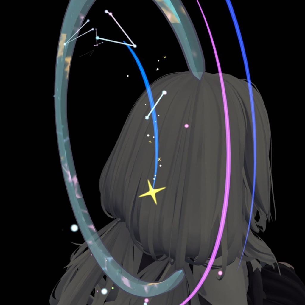 【期間限定3Dモデル無料】C_CENT Halo ほぼ全アバター対応(簡単導入) 【MA対応】【発売記念半額セール中】