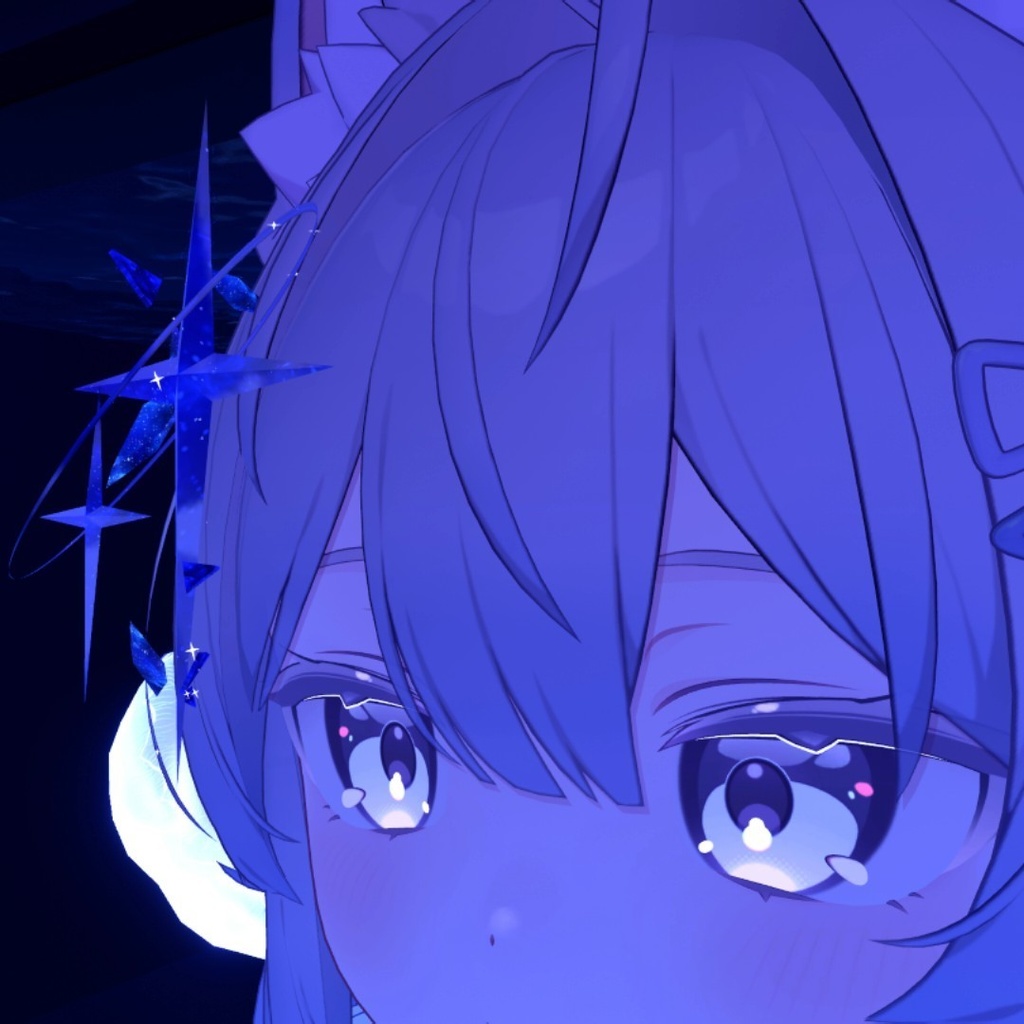 【期間限定3Dモデル無料】Stardust Trajectory パーティクル付きヘアピン 【発売記念半額セール中】