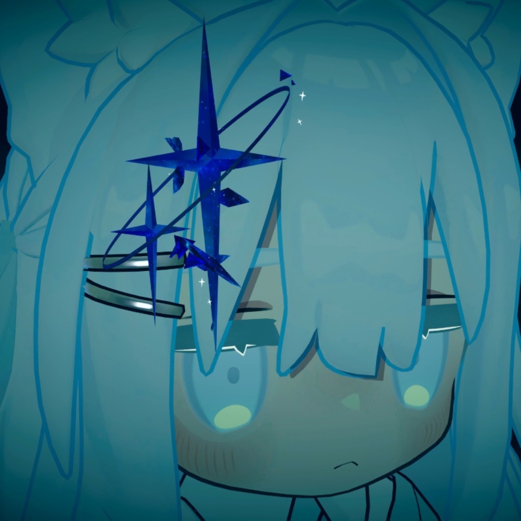 【期間限定3Dモデル無料】Stardust Trajectory パーティクル付きヘアピン 【発売記念半額セール中】