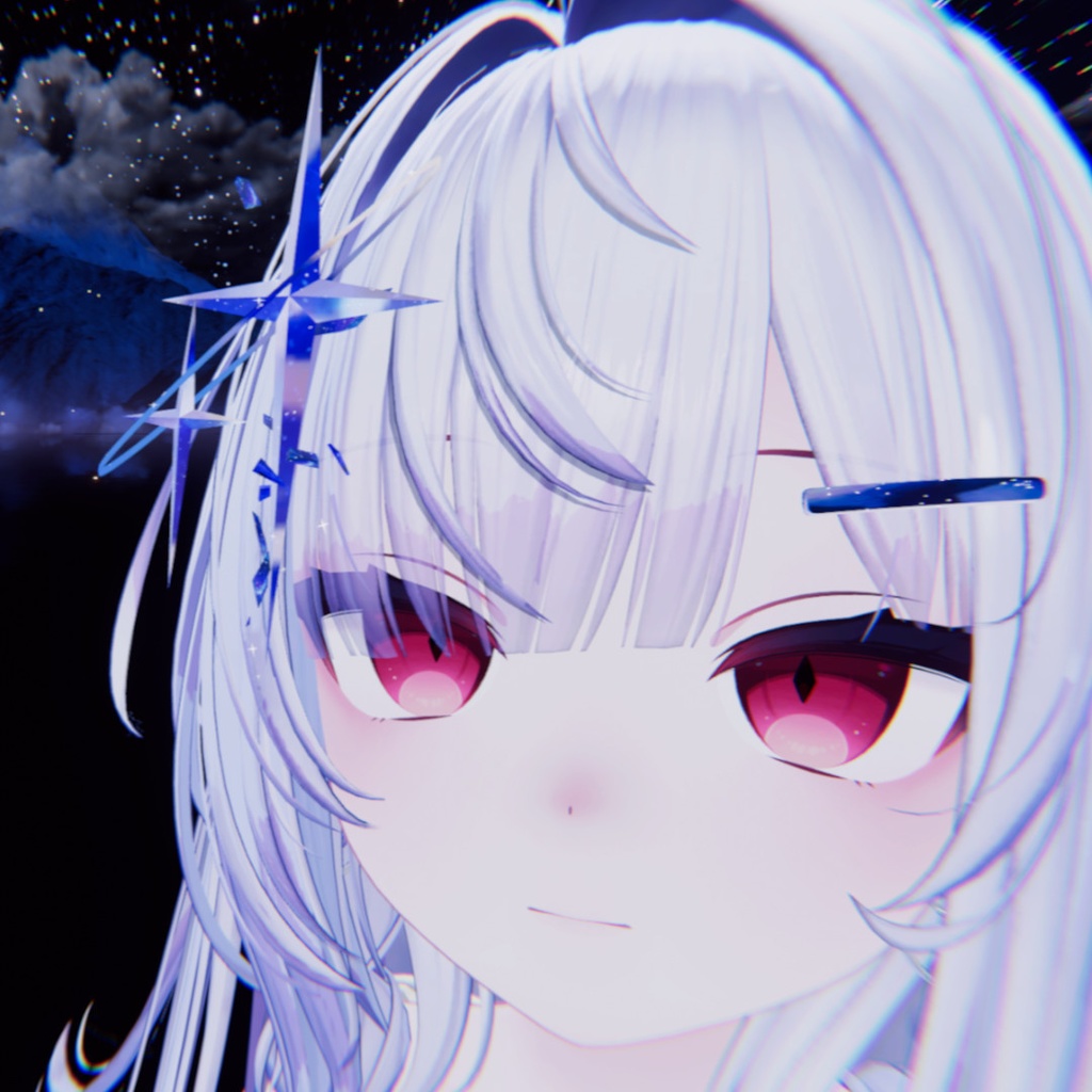 【期間限定3Dモデル無料】Stardust Trajectory パーティクル付きヘアピン 【発売記念半額セール中】