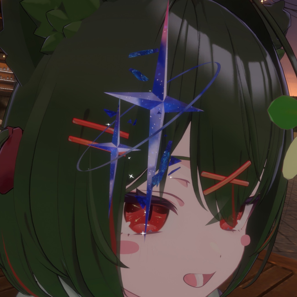 【期間限定3Dモデル無料】Stardust Trajectory パーティクル付きヘアピン 【発売記念半額セール中】