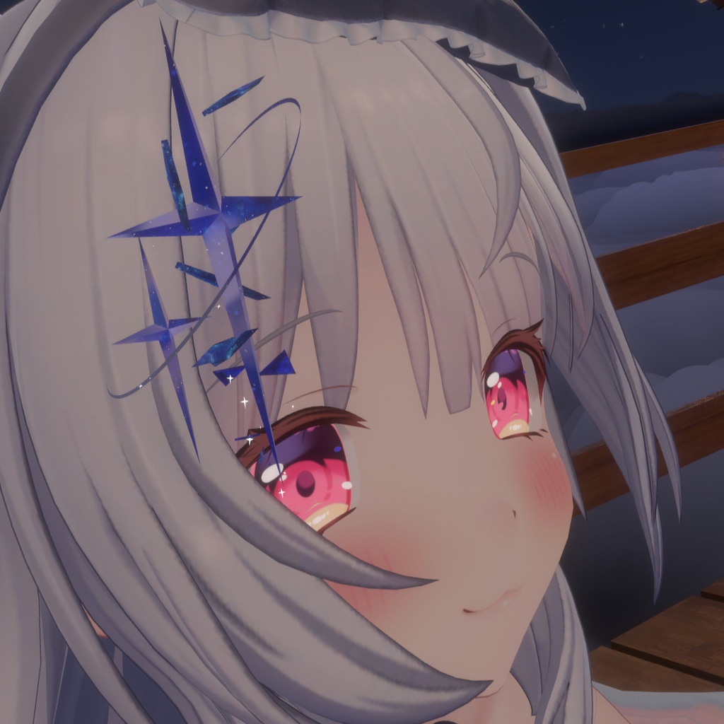 【期間限定3Dモデル無料】Stardust Trajectory パーティクル付きヘアピン 【発売記念半額セール中】