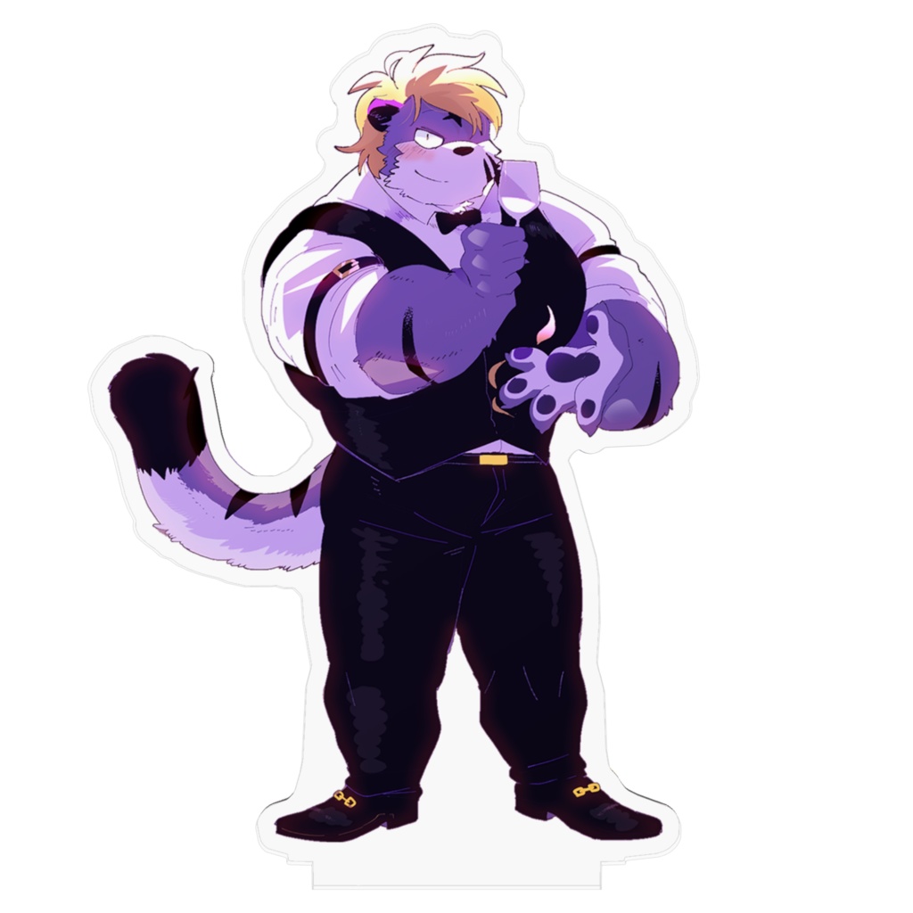 薄墨りくご アクリルスタンド_Blenderコーデ(100x100mm)