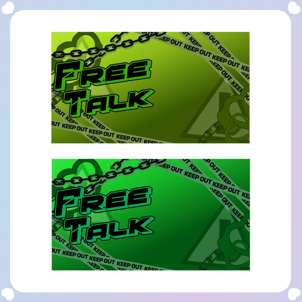 【配信素材】⑤YouTubeサムネイル雑談