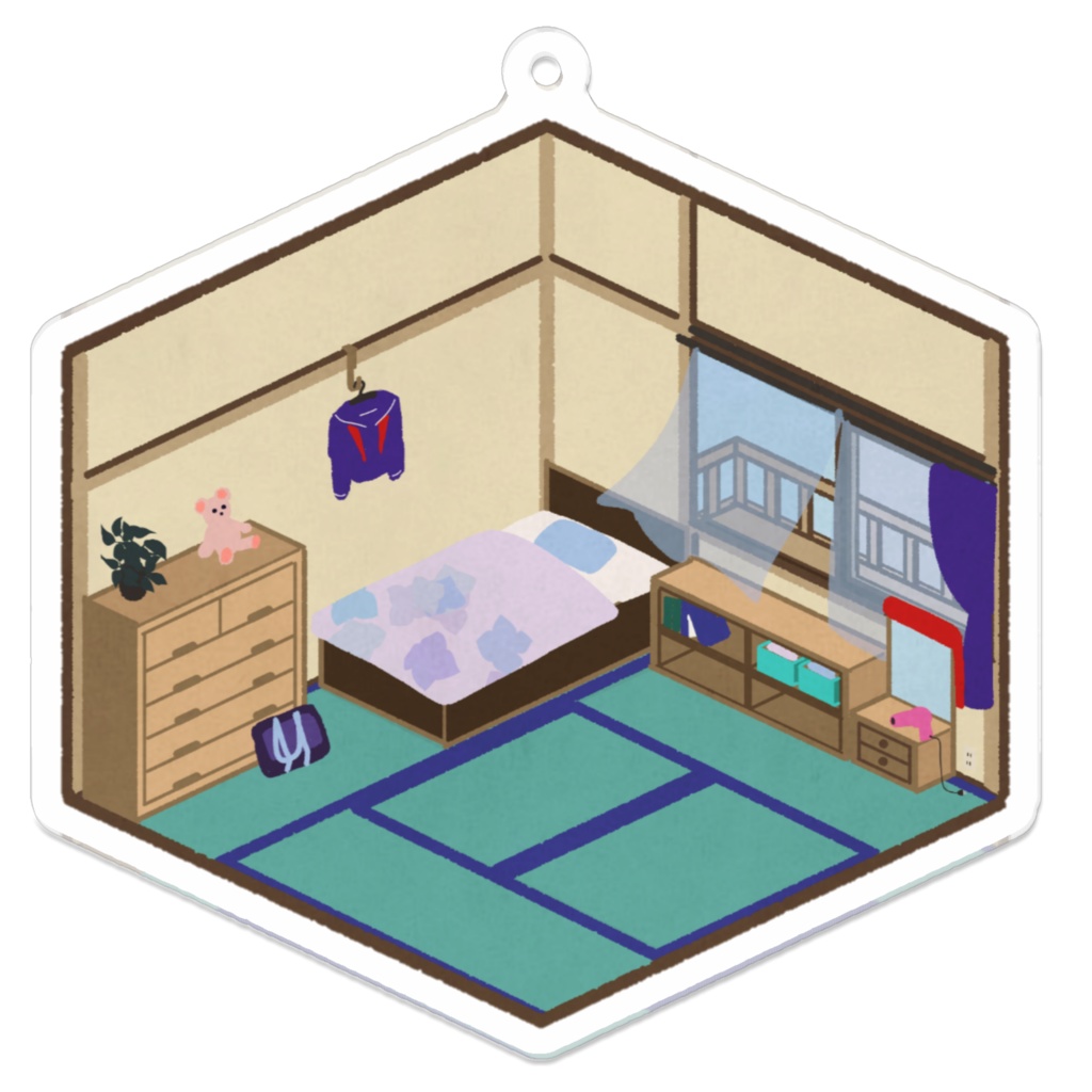 お部屋アクキー【凛の部屋】